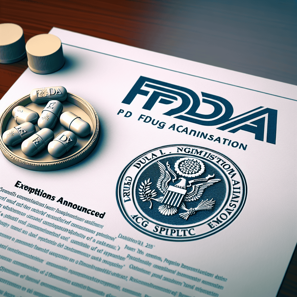 FDA Announces Exemptions to Drug Supply Chain Security Act | Brand