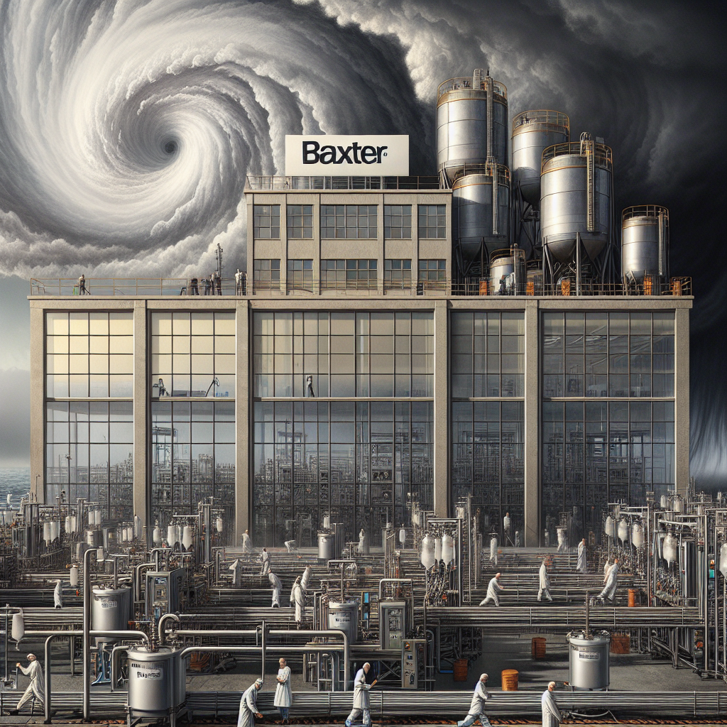 Baxter Resumes Second IV Fluid Production Line at Hurricane-Affected Facility