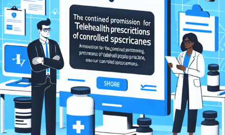 DEA and HHS Announce Further Extension for Telehealth Prescriptions of Controlled Substances