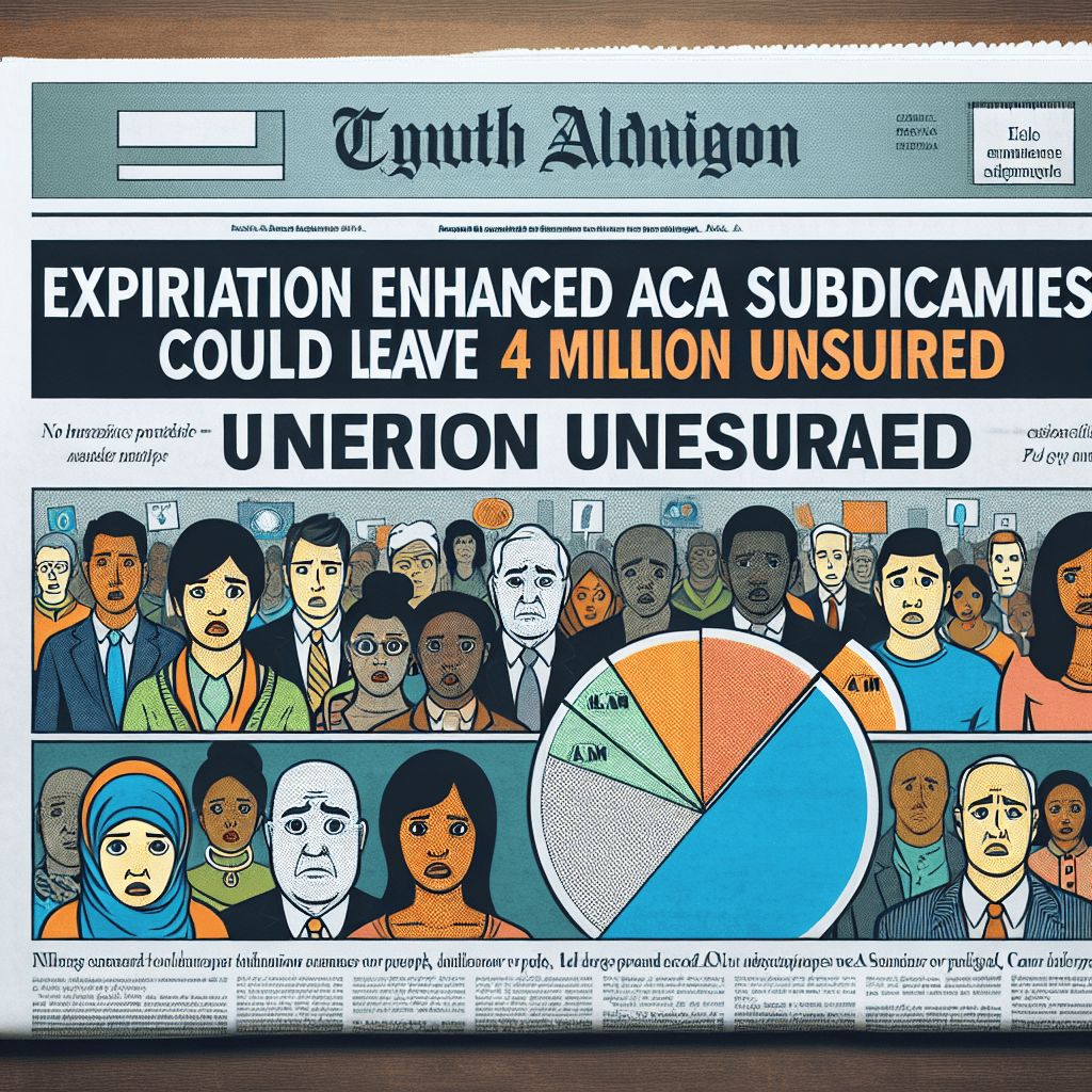 Report: Expiration of Enhanced ACA Subsidies Could Leave 4 Million Uninsured