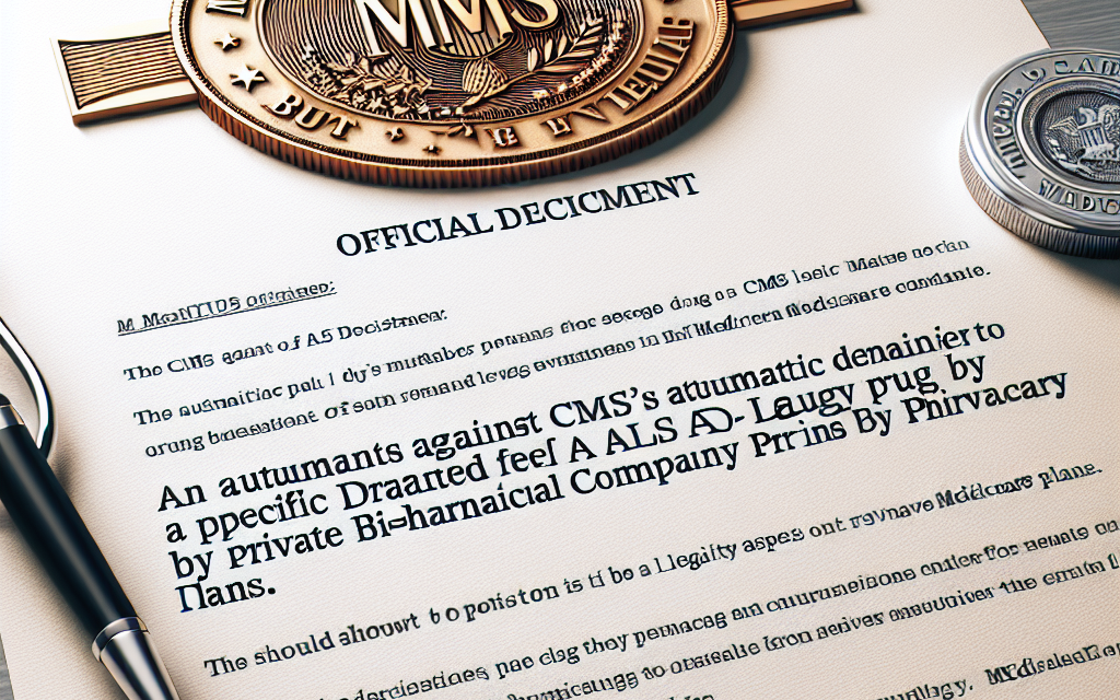 CMS Rules Against Automatic Denial of Biogen’s ALS Drug by Private Medicare Plans