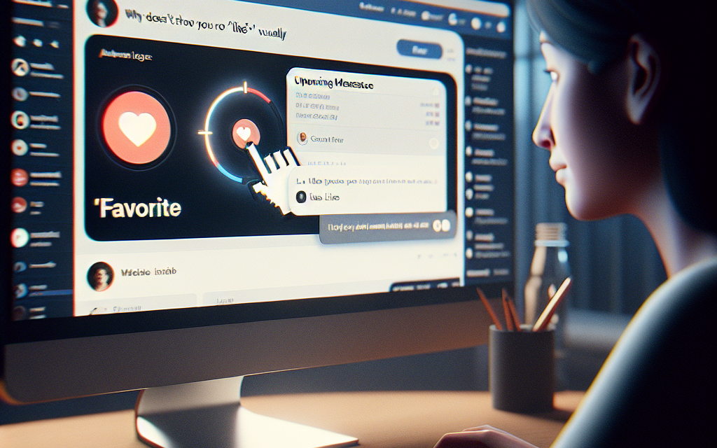 Understanding the ‘Favorite’ Feature: Why It Doesn’t Show Your Likes Visually