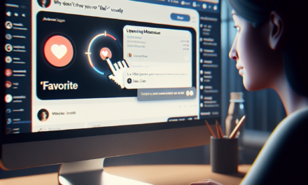 Understanding the ‘Favorite’ Feature: Why It Doesn’t Show Your Likes Visually