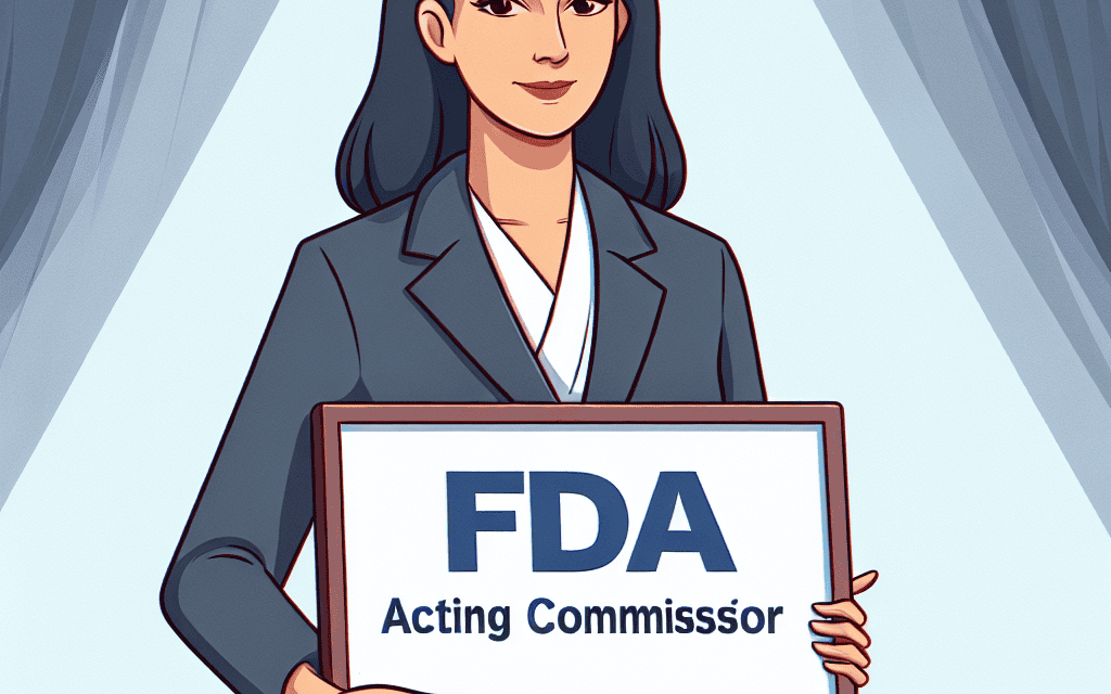 Sara Brenner Appointed Acting Commissioner of the FDA