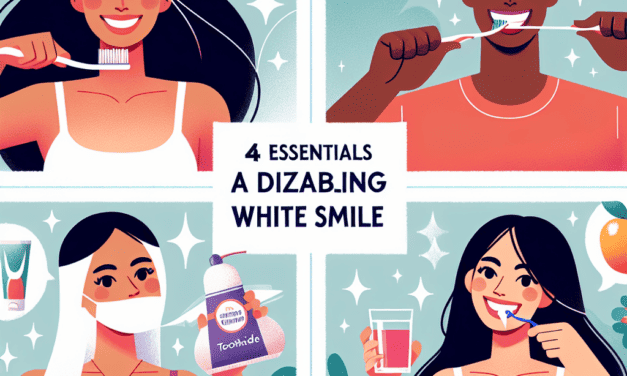 4 Essential Tips for Maintaining a Dazzling White Smile