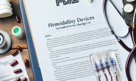 FDA Includes Hemodialysis Devices in Shortage List Due to B. Braun Disruption