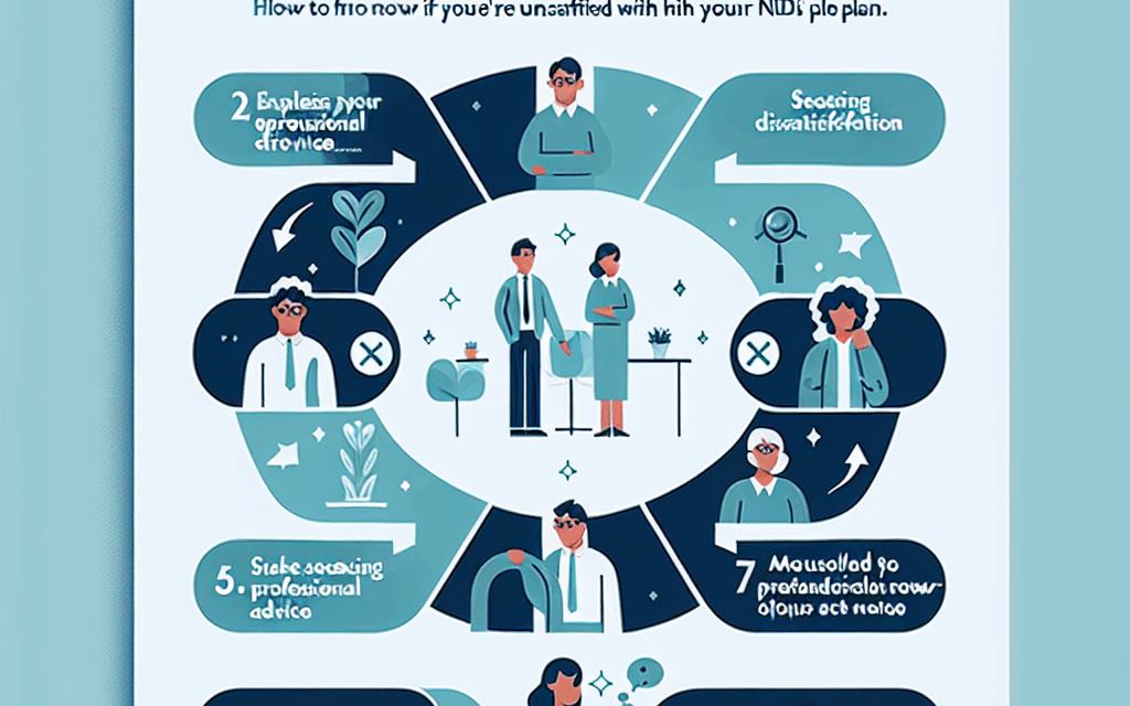 Steps to Take If You’re Unsatisfied with Your NDIS Plan