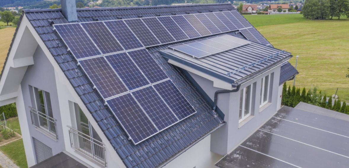 Solar panel for house