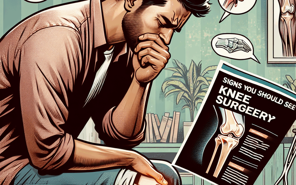 Is It Time for Knee Surgery? Key Signs You Should See a Specialist
